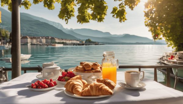 Savourer un petit déjeuner gourmand à Annecy avec vue sur le lac